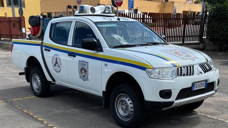 Il mezzo della Protezione civile Gaia rubato 