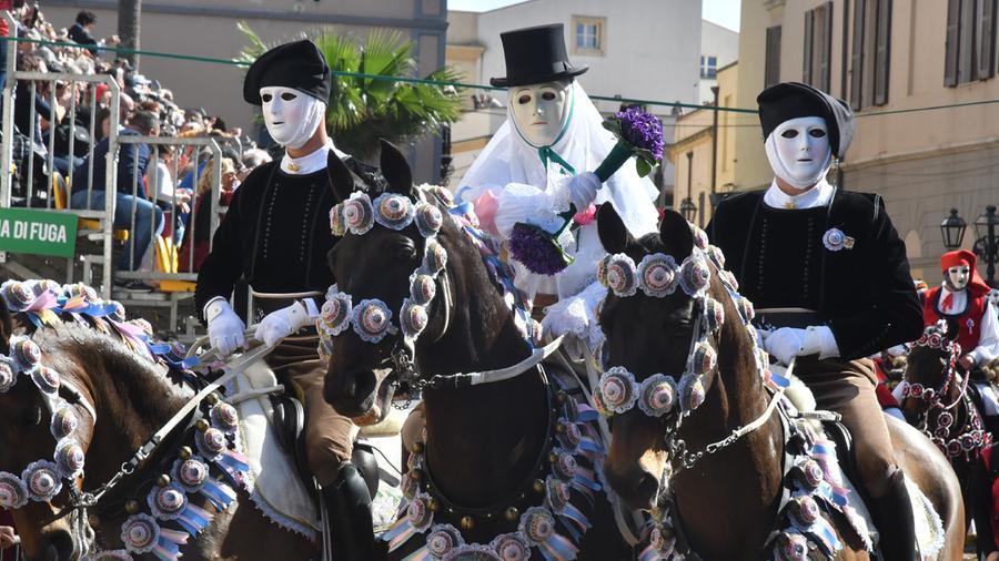 La pariglia del Componidori del martedì del Carnevale del 2020. L'ultima vera Sartiglia.