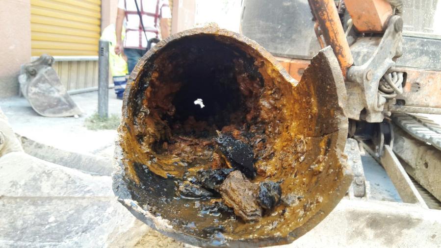 Una vecchia condotta di Abbanoa