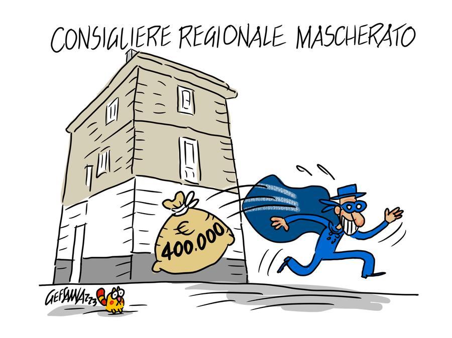 La vignetta di Gef: Fondazione San Pietro, a Nuoro scoppia il caso della sede troppo cara