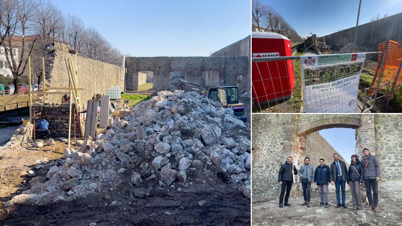 Pronto entro l’estate il nuovo parco tra la Brana e le mura trecentesche