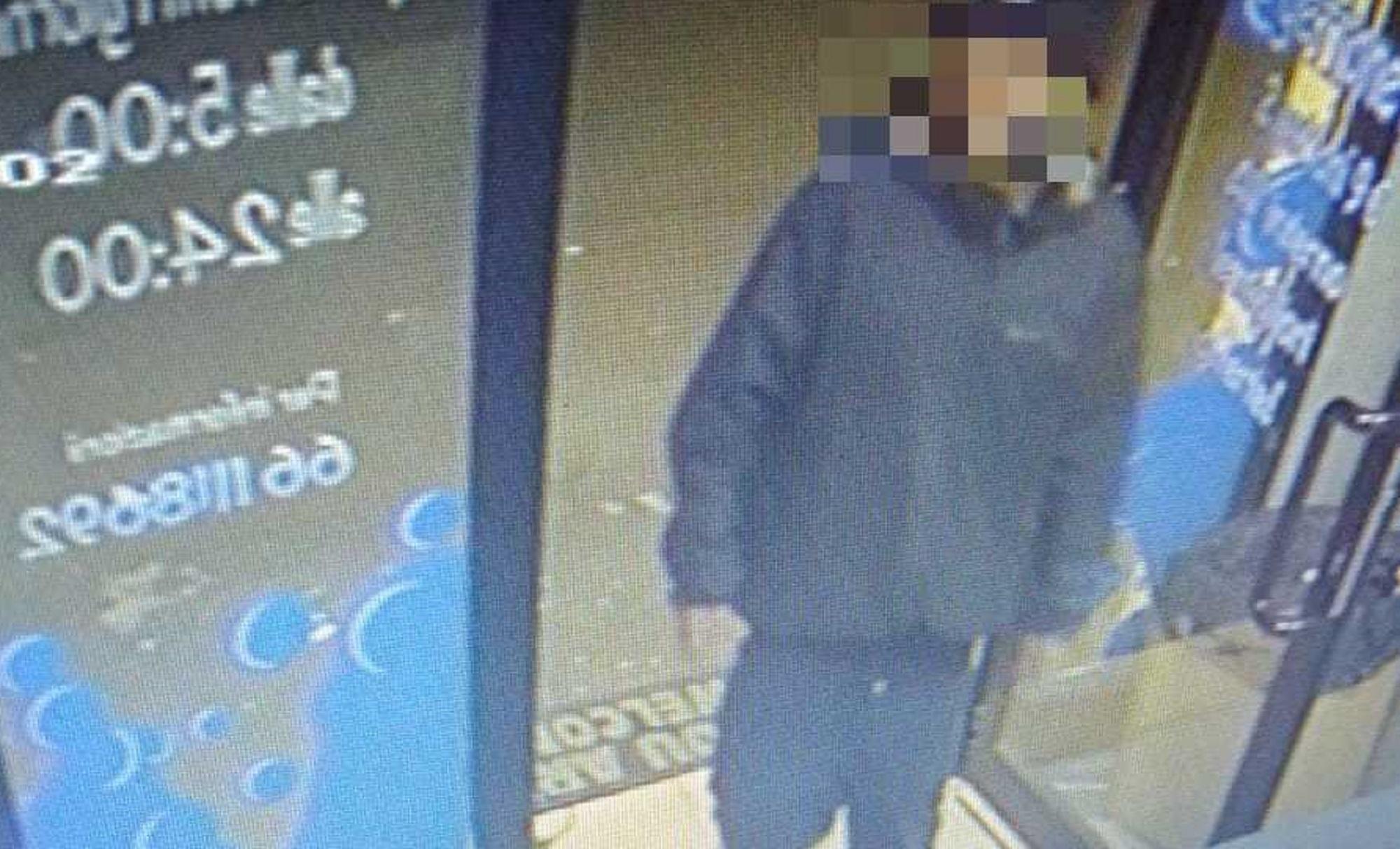 La persona scoperta grazie alle telecamere