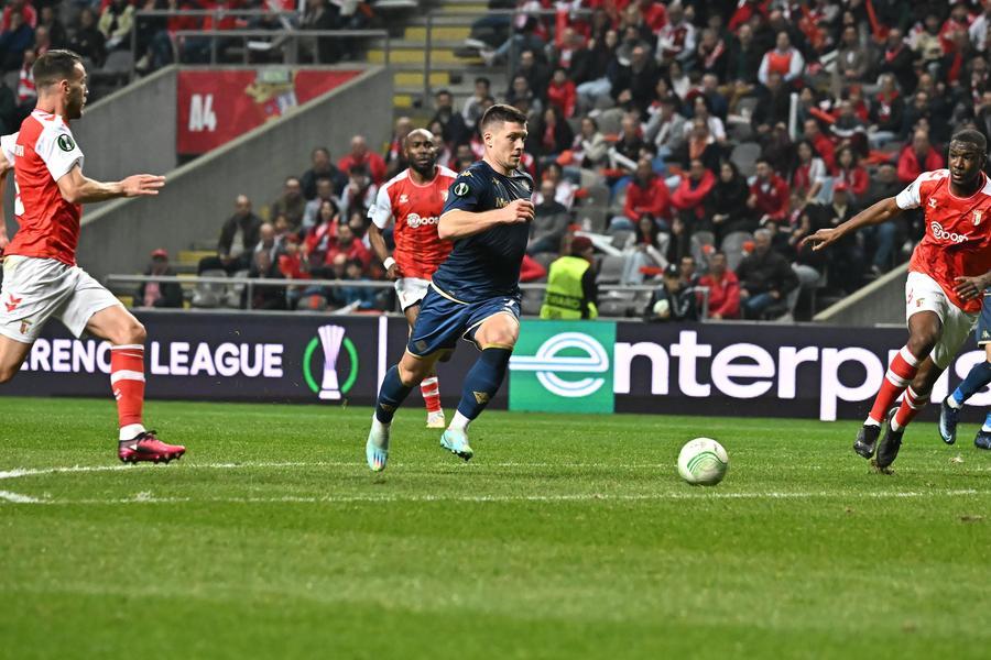 Braga-Fiorentina: 0-4. I viola dilagano: doppietta di Jovic e pure di Cabral