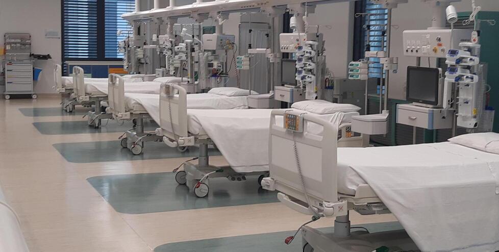 I nuovi posti letto realizzati all’interno dell’ospedale Santo Stefano