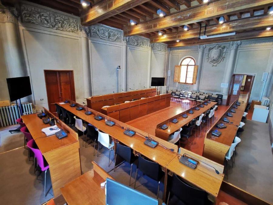 
	La sala consiliare

