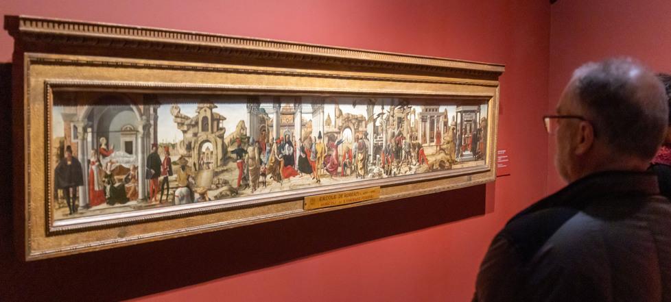 Ferrara, ai Diamanti opere che travolgono le persone: così l’emozione corre sulla tela