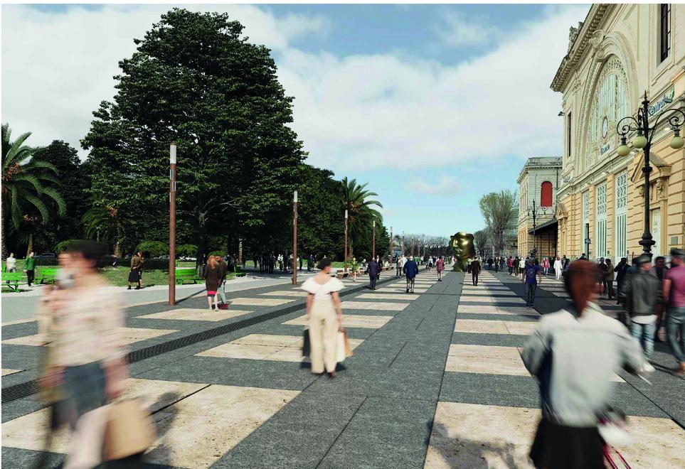 Un rendering del progetto