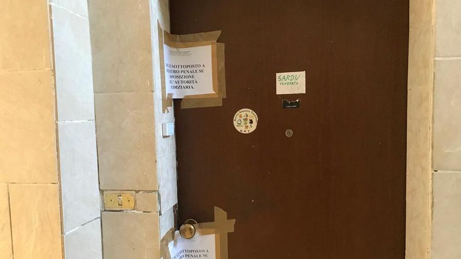 L'appartamento dove è avvenuto l'omicidio (foto mario rosas)