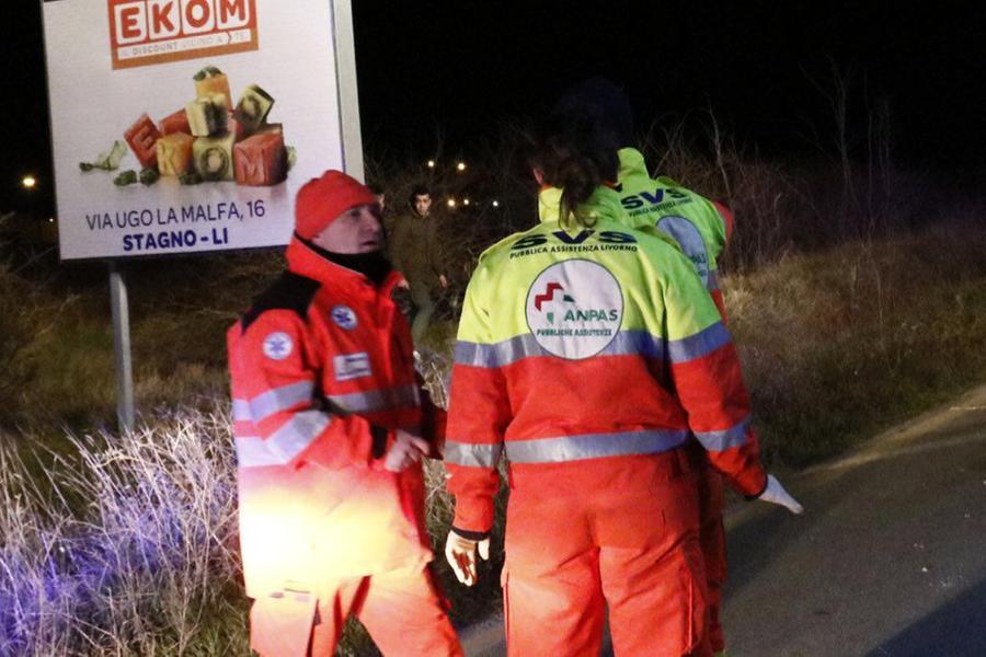 
	Due volontari della Svs sul posto (foto d'archivio)

