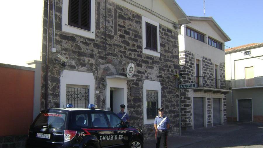 La caserma dei carabinieri di Sedilo