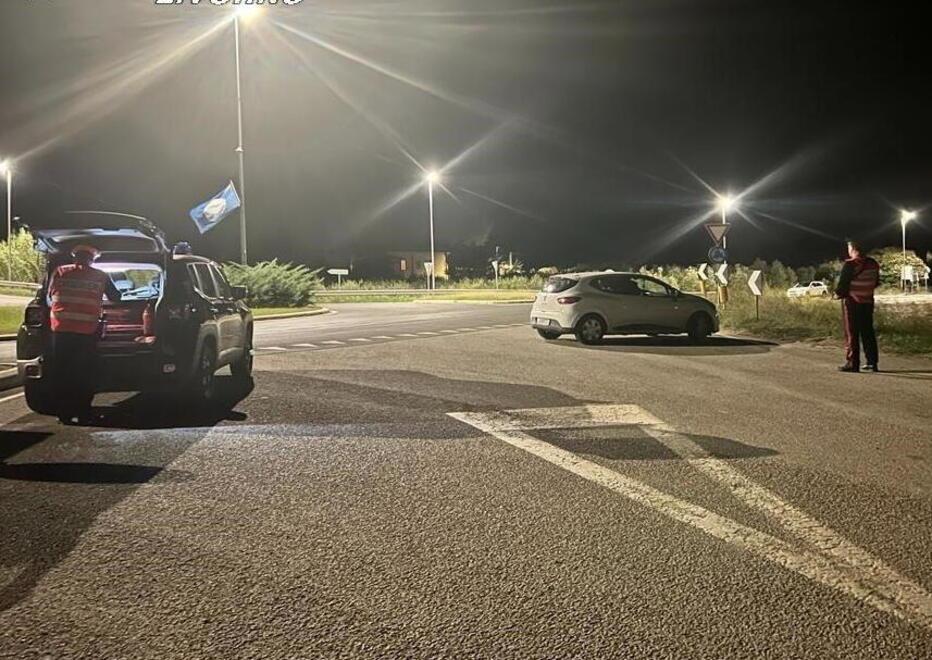 Un controllo dei carabinieri della compagnia di Cecina
