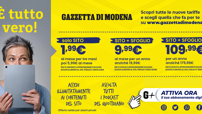 La Gazzetta di Modena sempre più digitale: nuove e convenienti offerte per i nostri lettori