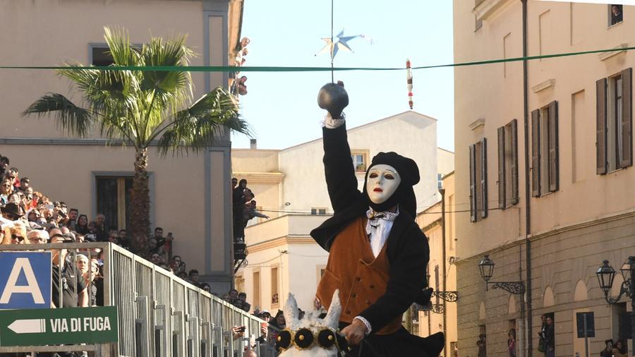 Giampaolo Mugheddu durante la corsa alla stella di domenica (foto Francesco Pinna)