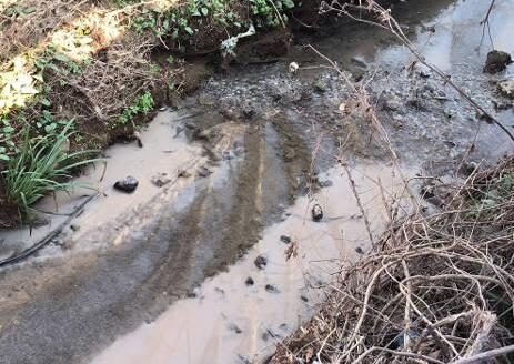 Allarme inquinamento al torrente Stella: coperto dagli scarichi del cantiere