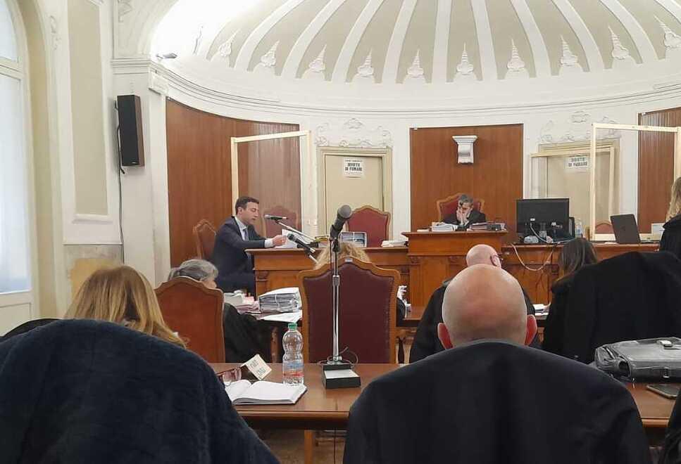 Sergio Pace sul banco dei testimoni