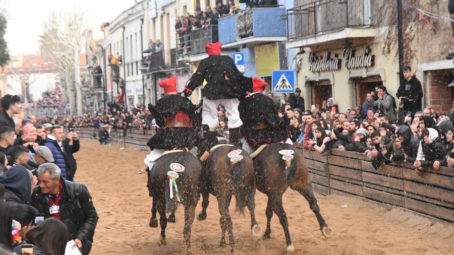 Una delle pariglie di martedì scorso