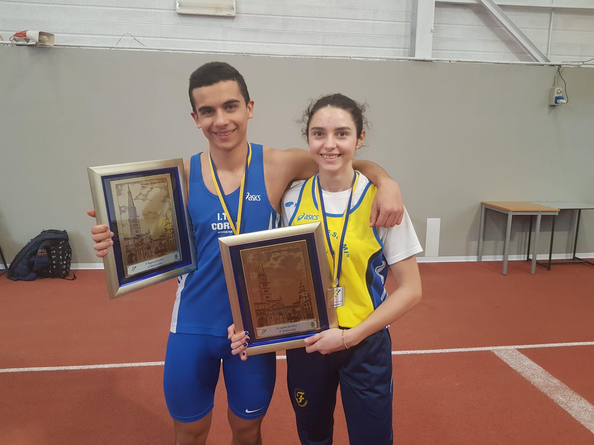 I Ragazzi più veloci di Modena? Chiara Cappi e Matteo Cocconi