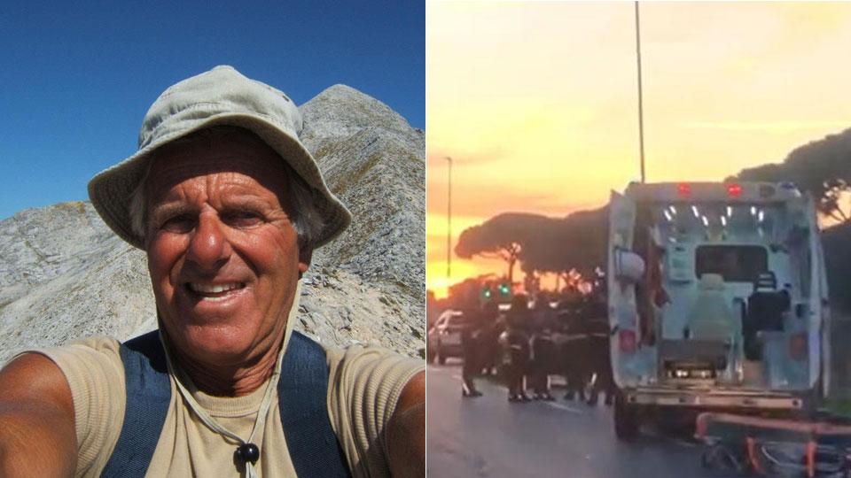 Viareggio, investito in bici: ex bagnino muore 11 giorni dopo