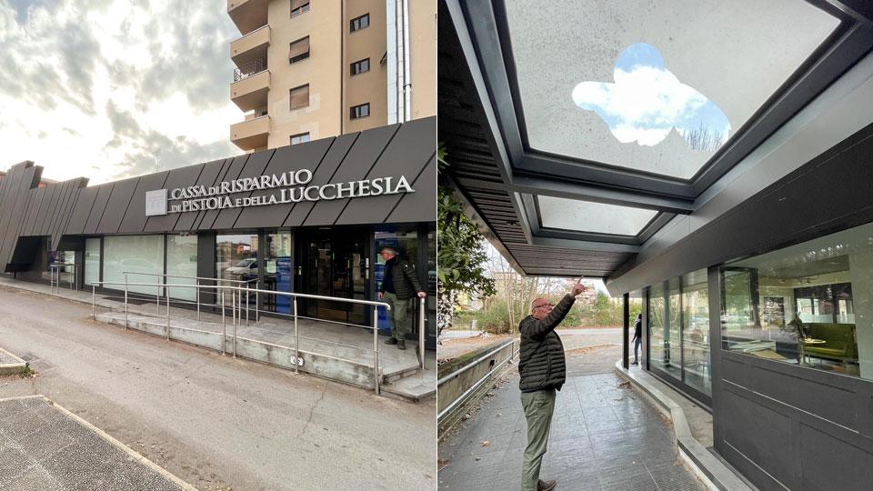 Pistoia, 15enne cade dal tetto della banca: era salito sopra l’edificio con gli amici