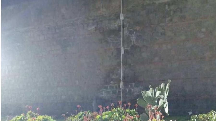 La corda composta da lenzuola utilizzata per la fuga