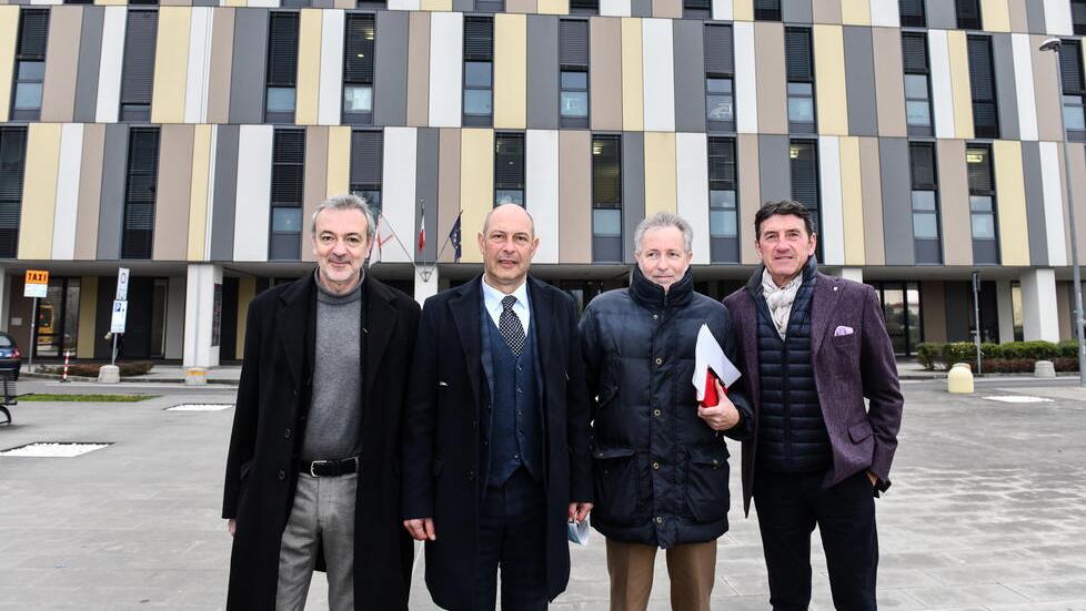 Da sinistra Massimo Fagnani, Giovanni Minniti, Massimiliano Baldini e Giovanni Galli