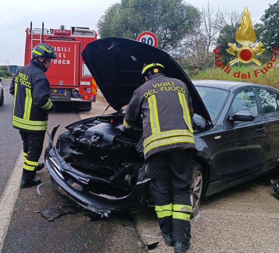 Alghero, scontro fra due auto nella località di Rudas
