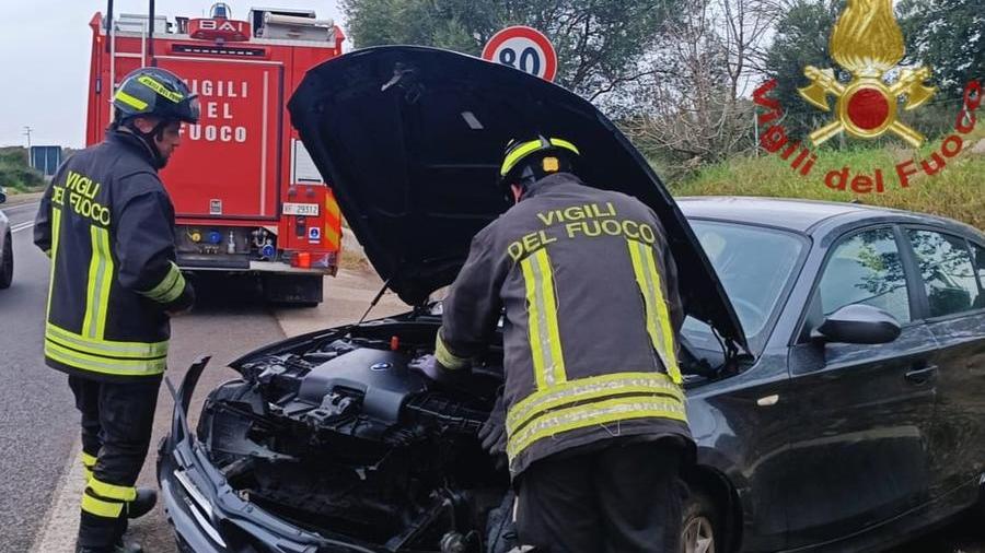 Alghero, scontro fra due auto nella località di Rudas