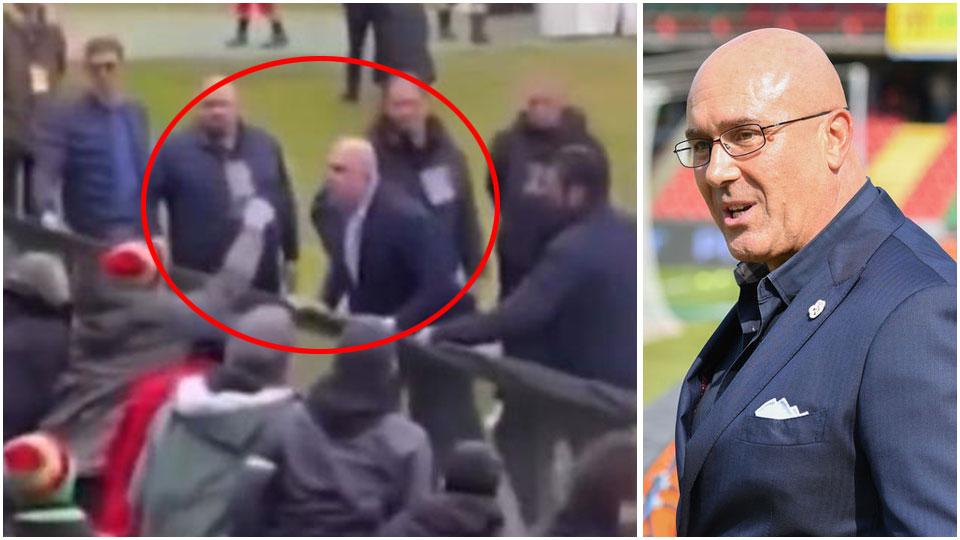 Lo sputo del presidente: il clamoroso faccia a faccia tra Bandecchi e i tifosi della Ternana