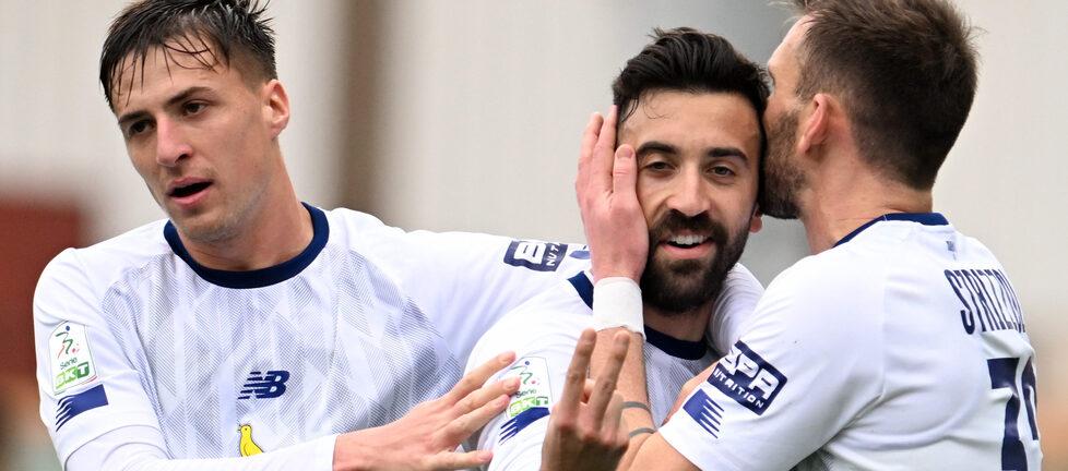 Tremolada inventa il tiro da lontano Primo gol del Modena da fuori area