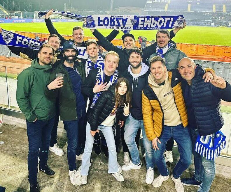 Empoli, tedeschi e inglesi in Maratona per tifare azzurro 