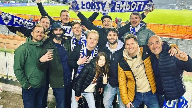 Empoli, tedeschi e inglesi in Maratona per tifare azzurro