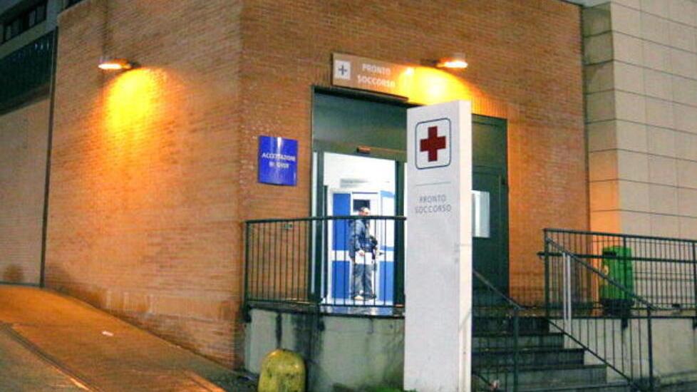 L'ingresso del pronto soccorso labronico