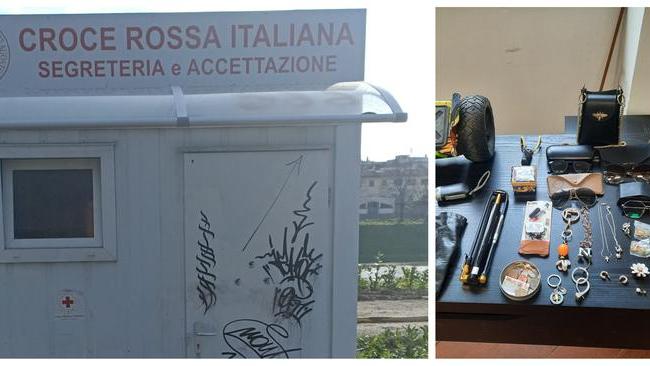 Firenze, container della Croce Rossa occupato abusivamente. Quattro le persone denunciate per ricettazione