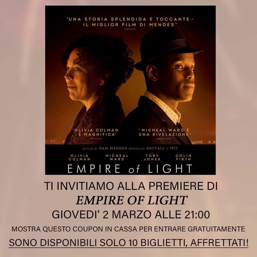 Cinema Victoria di Modena. Occasione lampo: 10 biglietti omaggio per assistere all’anteprima del film “Empire of light”