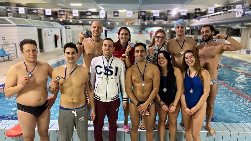 Il team Csi Nuoto alla grande ai campionati regionali