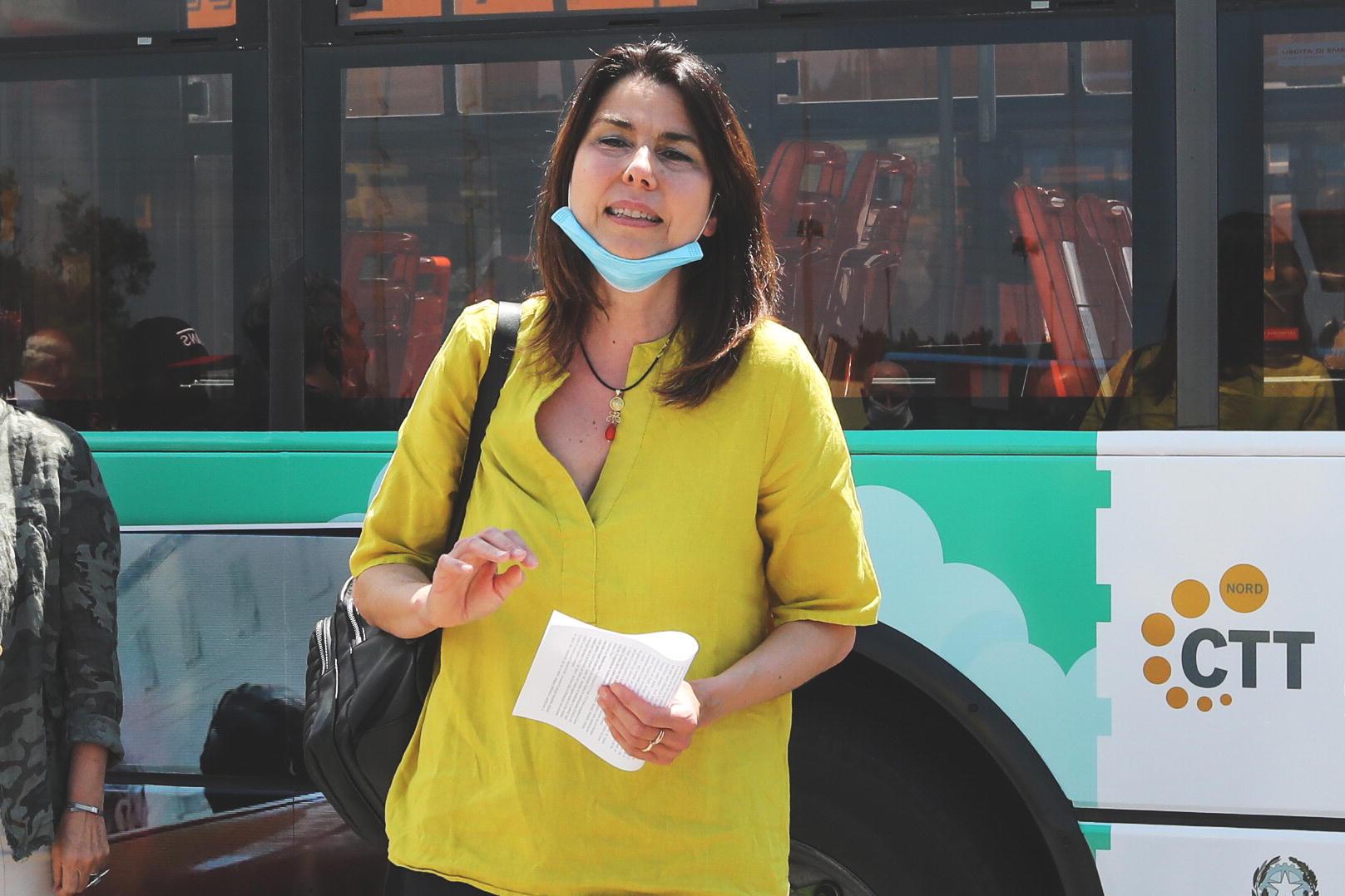 L'assessora al traffico, Giovanna Cepparello (foto Stefanini/Silvi)