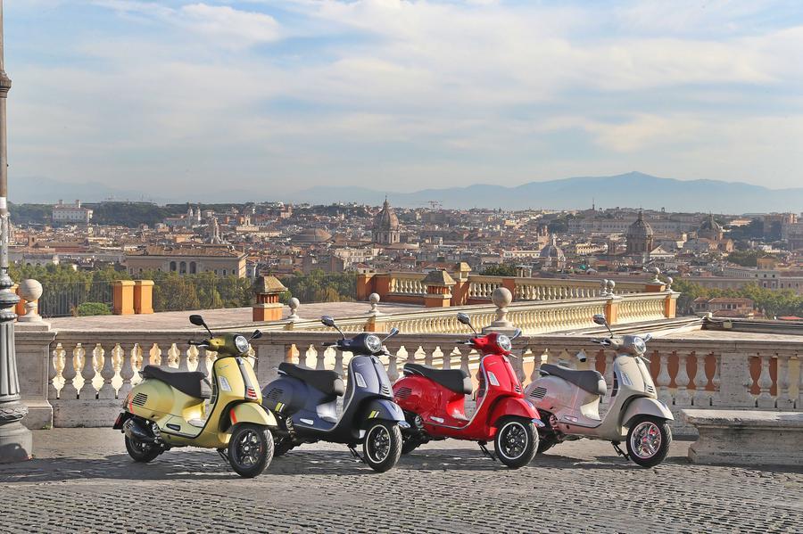 
	La gamma della Vespa Gts uscita sul mercato nel 2022

