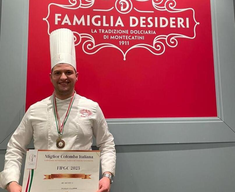 Montecatini, la Colomba di Desideri con la medaglia di bronzo