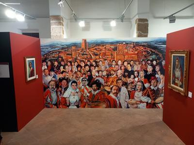 
	Un quadro di Mauro Ferreri esposto alla mostra di Oristano

