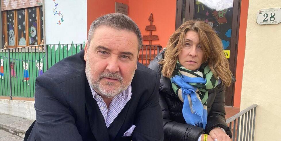 Il sindaco di Cantagallo Guglielmo Bongiorno e l’assessora Maila Grazzini