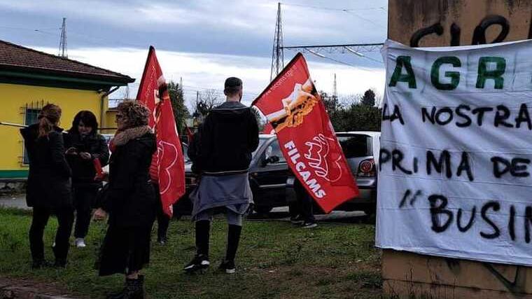 La protesta dei lavoratori