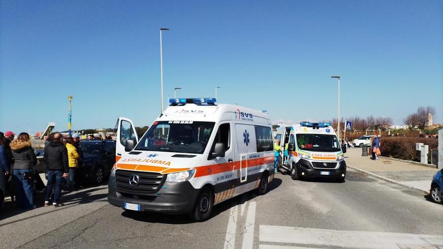 Il luogo dell'incidente (foto Daniele Stefanini/Silvi)