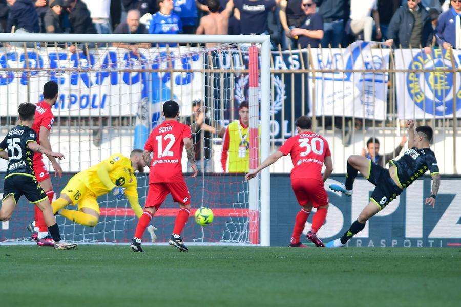 
	La rete di Martin Satriano per il momentaneo 1-1

