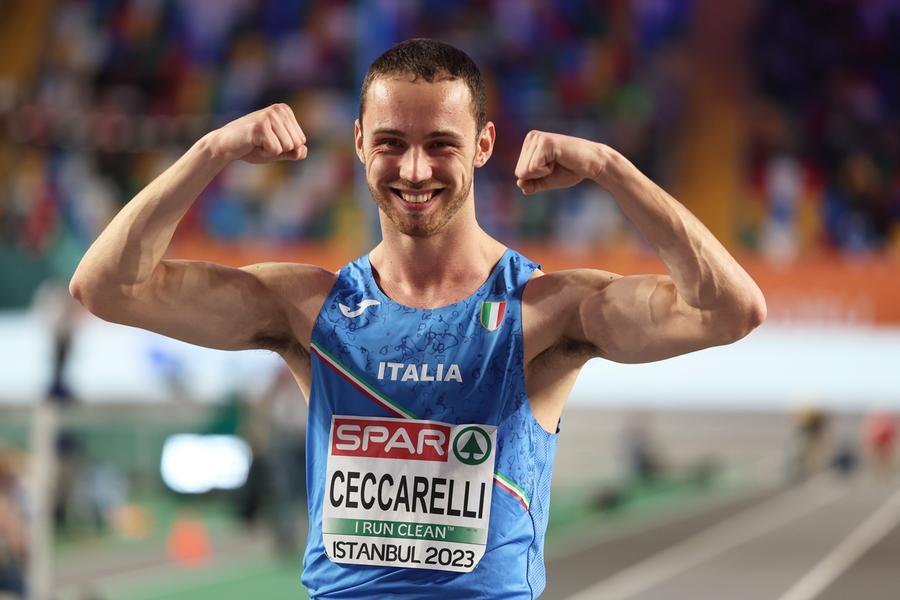 Fenomeno Ceccarelli, il toscano batte Jacobs ed è campione d’Europa sui 60 metri