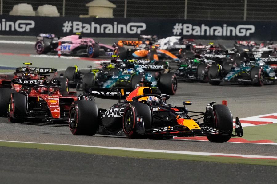 F1: Gp Bahrain, vince Verstappen davanti a Perez, Sainz quarto E Leclerc ritirato