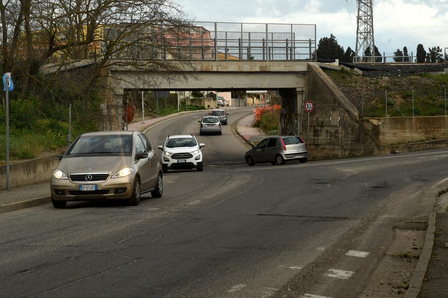 
	Il sottopasso di Chirigheddu, troppo basso per gli autobus Arst&nbsp;

