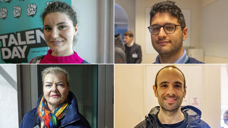 In senso orario, Giorgia Berti, Vincent Battisti, Francesco Cassone e Monica Ganni, 63 anni, chef conosciuta a Livorno avendo lavorato come prima cuoca in cucine di prestigio