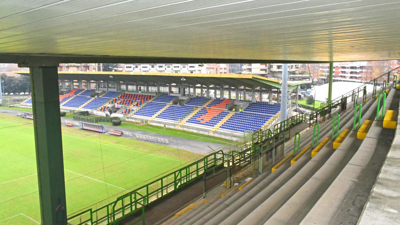 Pistoia, lavori conclusi alla Curva Nord ma riaprirà con soli duemila posti