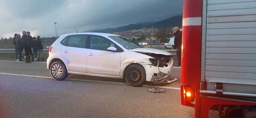 
	Una delle auto coinvolte nell'incidente

