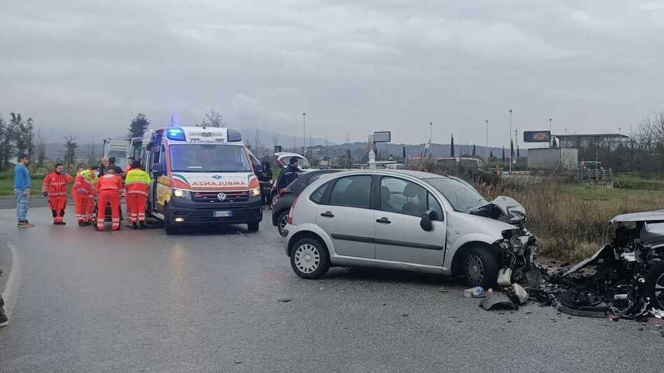 Un intervento dei soccorritori colligiani